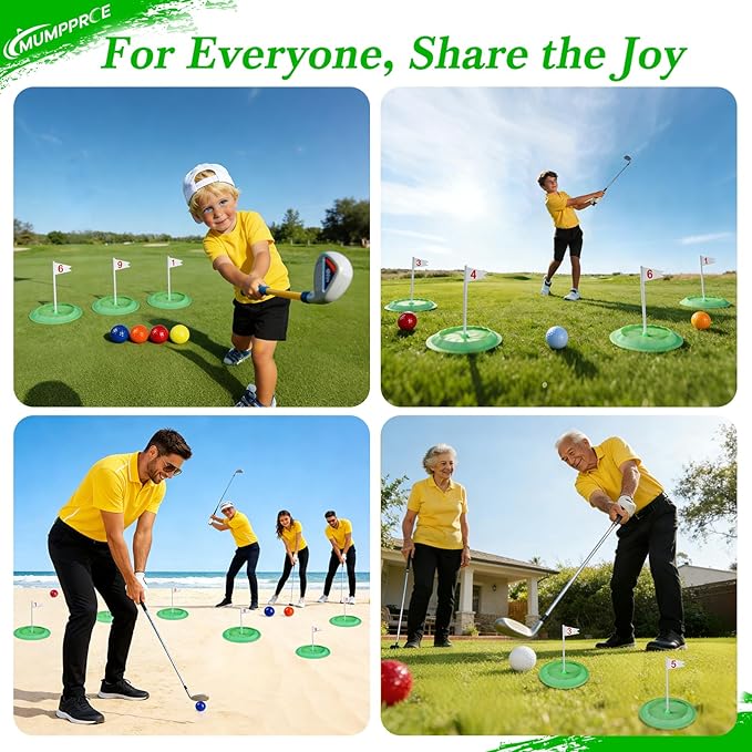 Putt-Putt Mini Golf Game, Mini Golf Set - Build Your Own Course at Home, The Office or On The Green - 9 Pack Putting Cups for Indoor & Outdoor Fun, Easy to Set Up, Gift for Players of All Skill Level