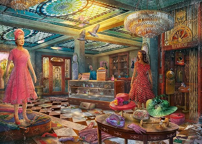 Ravensburger Abandoned Series: Deserted Department Store Jigsaw Puzzle - 1000 Unique Pieces | Softclick Technology Engaging Imagery for Adults and Kids | Enhanced Durability