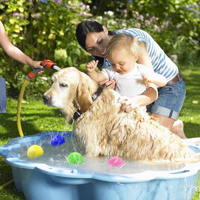 100PCS Reusable Water Balloons Balls,Water Companions,Summer Splash Party Gift,Activities Sports Toys for Kids Outdoor Summer Water Fun Birthday Party Supplies