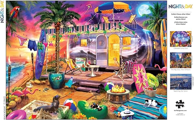 Buffalo Games - Jeff Haynie - Beach Holiday - 1000 Piece Jigsaw Puzzle For Adults -Challenging Puzzle Perfect for Game Nights - Finished Size is 26.75 x 19.75