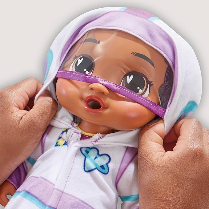 Baby Alive Super BFF Tilly Tinker Black Hair Dress Up Baby Doll Playset, 11 Inches, Toys for 3 Year Old Girls & Boys & Up (Amazon Exclusive)