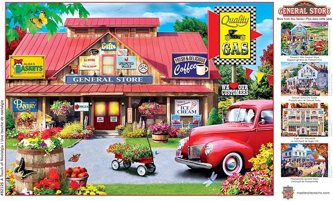 MasterPieces 1000 Piece Jigsaw Puzzle for Adults, Family, Or Youth - A Touch of Nostalgia - 19.25"x26.75"