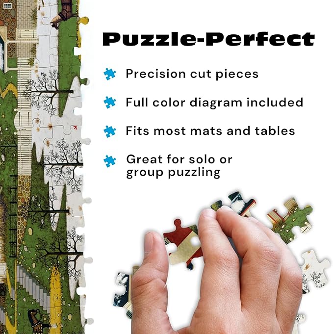 Buffalo Games – Charles Wysocki Twilight Sentinel 500 Piece Jigsaw Puzzle for Adults with Full-Color Reference Poster