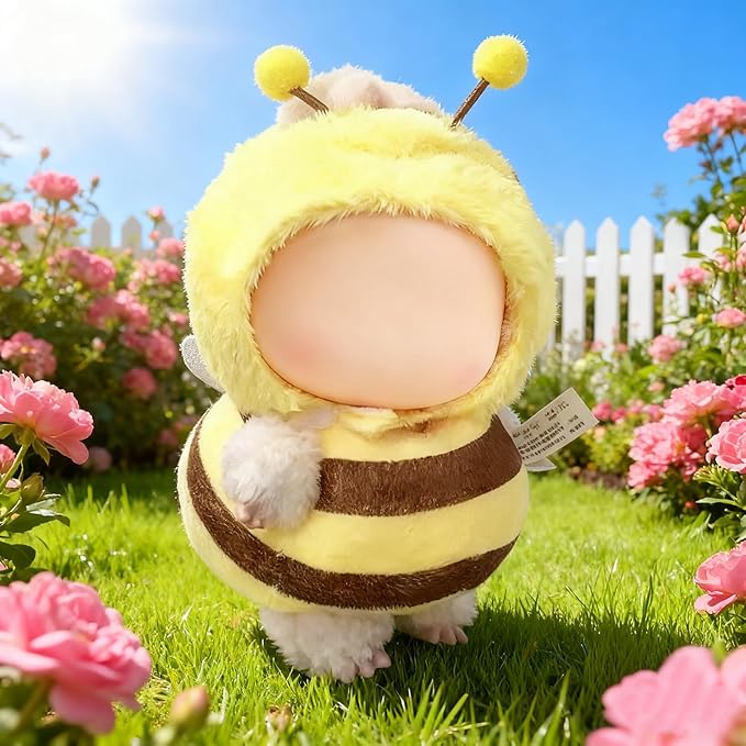 2026 New Adorable Bee Clothes for LABUBU 17cm Doll, Outfits for LABUBU, Cute and Premium Accessories for LABUBU (Doll Not Included)
