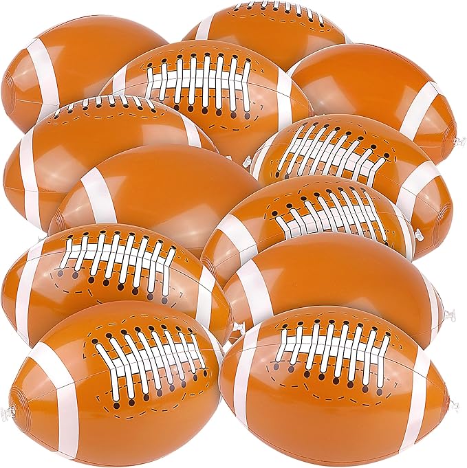 Fovths 12 Pieces Inflatable Beach Balls 11 Inch Blow Up Party Supplies Swimming Pool Toys for Summer Water Games Birthday Sports Theme Party Favors