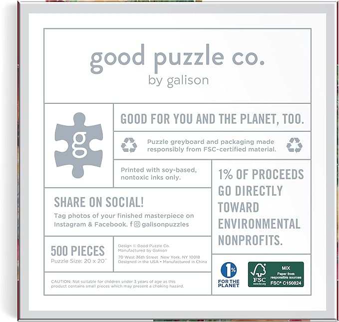 Galison Good Puzzle Co. Warm by The Fireplace