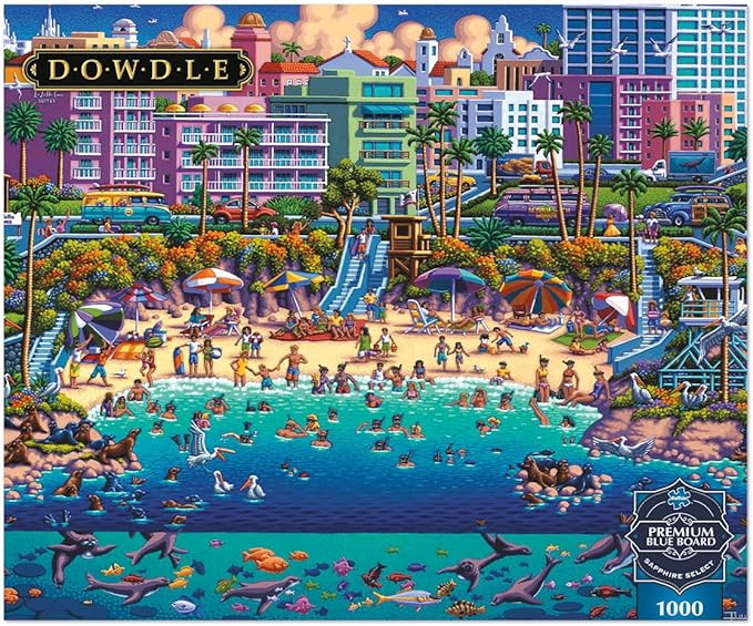 Dowdle La Jolla Cove 1000 Piece Jigsaw Puzzle for Adults – Buffalo Games Sapphire Select Premium Puzzle