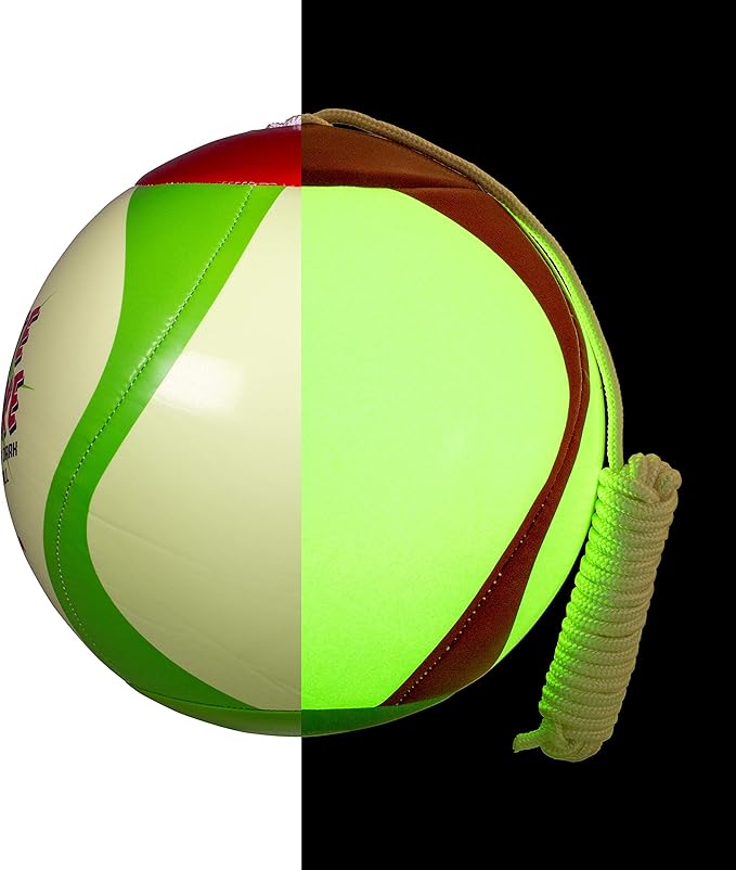 Mikasa Glow in the Dark Outdoor Tetherball, Multicolor