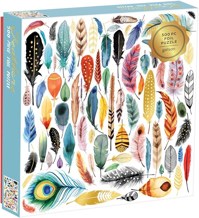 Galison, Puzzle Foil Feathers