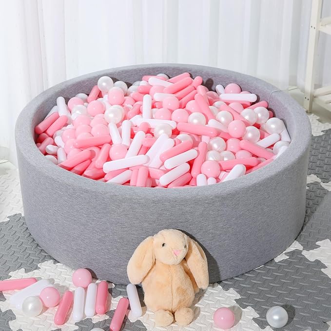 STARBOLO Ball Pit Balls for Kids -Pack of 150 200 500 Colorful Ball Pit Balls Crush Proof Plastic Toy Balls for Toddlers Ball Pit, Ball Pit Play Tent, Baby Pool Water Toys