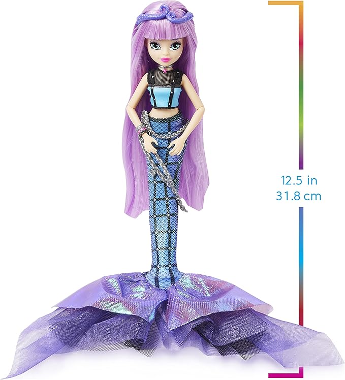 MERMAID HIGH, Mari Deluxe Mermaid Doll & Accessories with Removable Tail, Doll Clothes and Fashion Accessories, Kids Toys for Girls Ages 4 and up