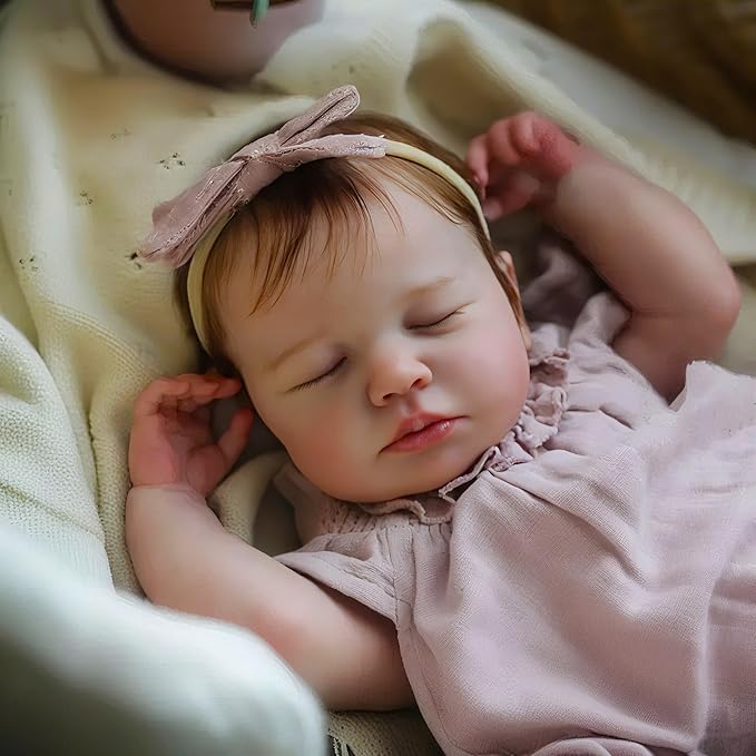 Zero Pam Reborn Baby Dolls-20 in Reborn Baby Dolls Silicone Full Body, Anatomically Correct Realistic Babys Doll, Full Silicone Real Life Newborn Doll (Modern)