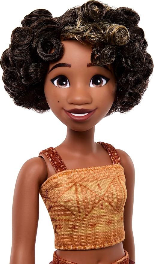 Mattel Disney Moana 2 Loto Fashion Doll with 2 Accessories, Removable Outfit with Belt & Axe, Inspired by The Movie