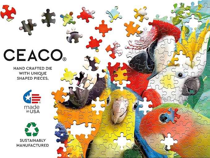 Ceaco - Selfies - Perfect Parrot - 500 Piece Jigsaw Puzzle