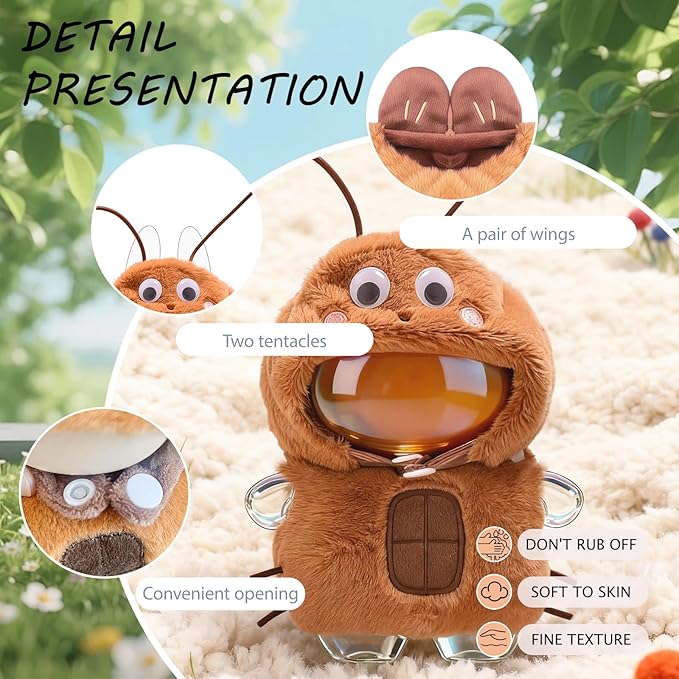 Cockroach Costume for 6.7 Inch (17cm) Dolls,Funny Clothes,Halloween is not Scary, just Cute,Great for Collectors and Costume，Heavy Taste Players