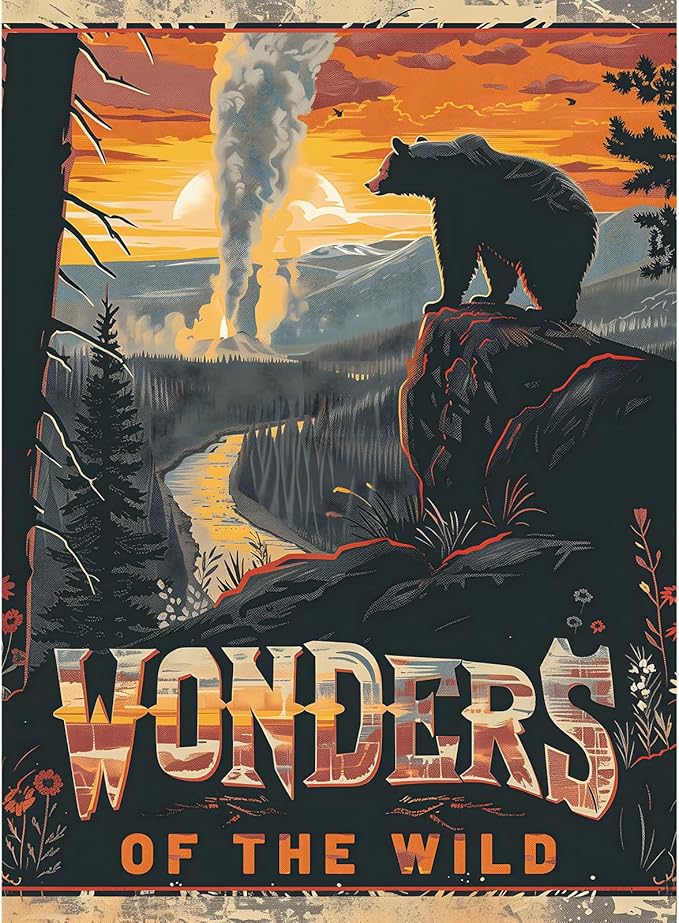 500 Piece Puzzle for Adults –National Park Wild Nature Jigsaw Puzzles 500 Pieces, Puzzles for Adults 500 Pieces, Challenging Perfect for Game Nights, 20.5 X 15 in