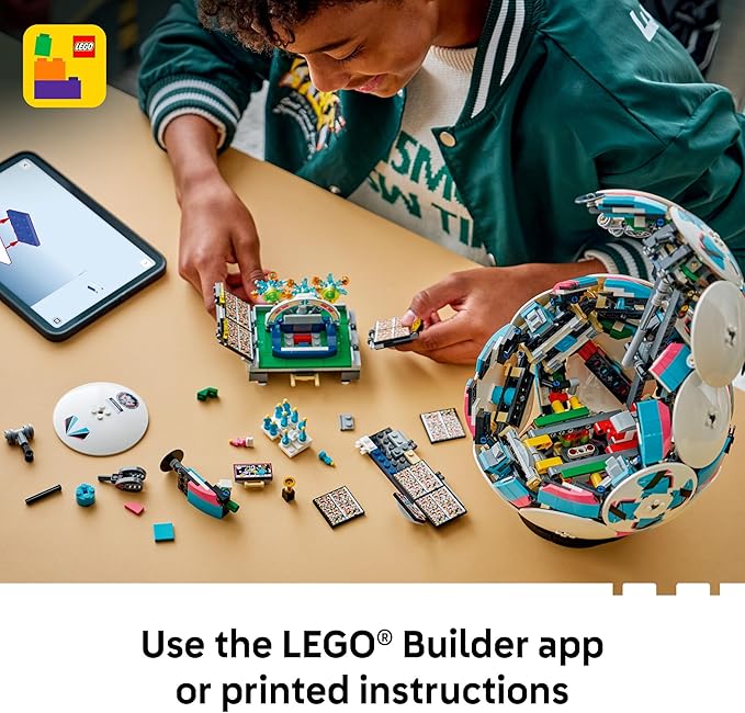 LEGO Editions Soccer Ball - Building Toy for Kids - Collectible Sports Decor for Boys & Girls, Ages 10+ - Includes Micro Stadium - Gift Idea for Birthdays - 43019