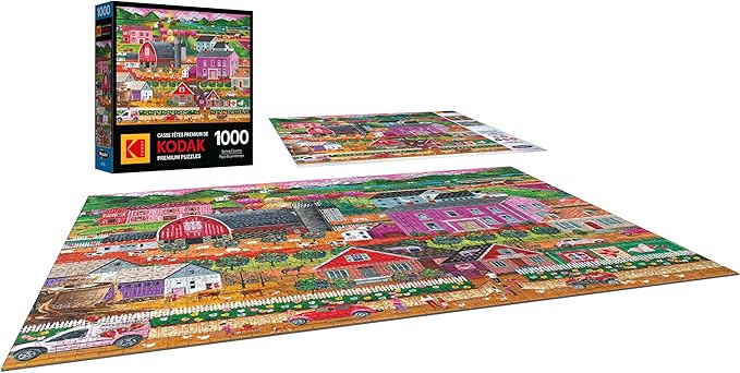 RoseArt - Kodak Premium - Spring Country - 1000 Piece Jigsaw Puzzle for Adults