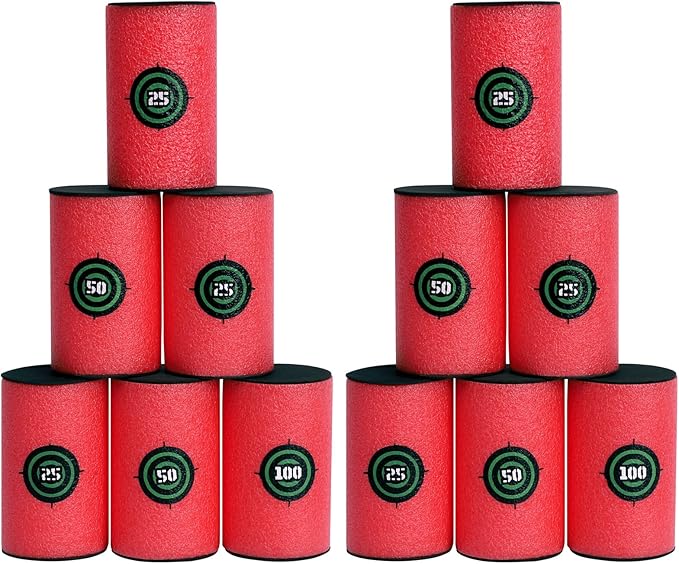 POKONBOY Soft Bullet Target, EVA Bullet Dart Target Compatible with Nerf Blasters Guns