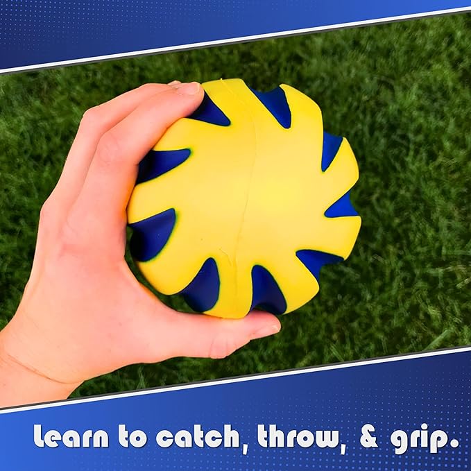 Spiral Foam Football - Soft Foam Football for Kids - 9 Inches - American Football - 1 Each