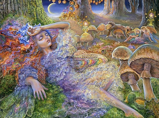 Buffalo Games - Josephine Wall - Glitter - After the Faery Ball - 1000 Piece Jigsaw Puzzle for Adults - Challenging Puzzle Perfect for Game Nights - Finished Size is 26.75 x 19.75