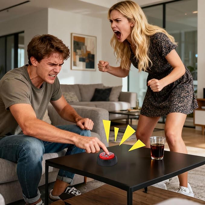 MyMealivos The Bullsh*t Button BS Button for Official Desktop Sound Toy-Great Gag Gift
