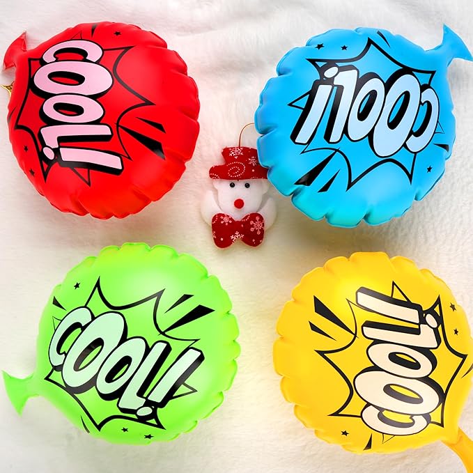 4 Pack Whoopee Cushion for Kids, 8" Large Party Favor, Woopee Cushion Funny Prank Gag Novelty Gift and Toy for Kids, White Elephant Gifts for Adults