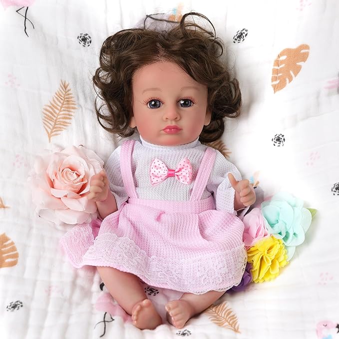 BABESIDE 6 Pcs Alive Baby Doll Clothes Set – Bitty Doll Clothes for 8-10 Inch Dolls & Toys, Cute Pretend Play Doll Outfits,Pretend Play Accessories for Girls Age 3+ (No Dolls)