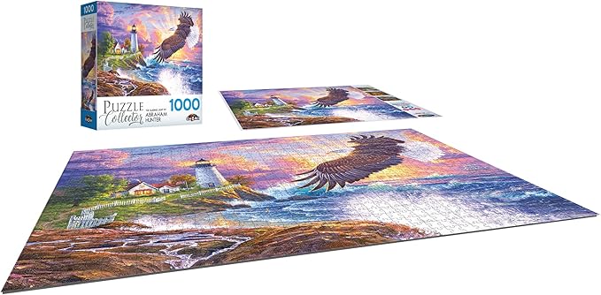 RoseArt - Puzzle Collector- The Guiding Light - 1000 Piece Jigsaw Puzzle for Adults