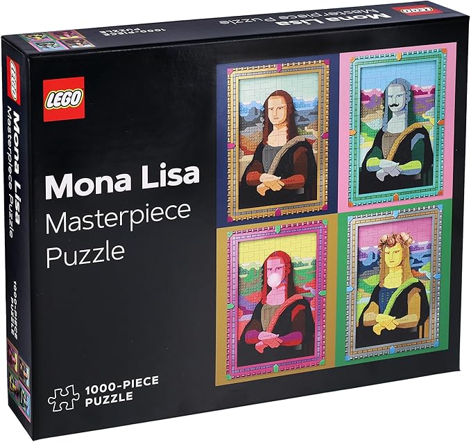 Lego Masterpiece Puzzle: Mona Lisa 1000-Piece Jigsaw Puzzle