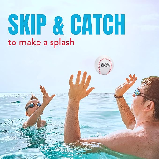 Activ Life The Ultimate Water Skip Balls, Water Bouncing Ball for Swimming Pool, Beach Toys for Friends, Family, Kids and Adults
