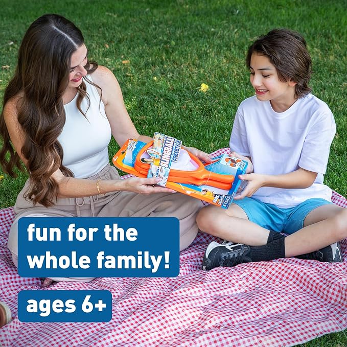 Djubi Slingball, Best Gifts for Kids All Ages 6 & Up - Slingshot Outdoor Beach, Lawn, & Tailgating Family Game - Toys Gifts for 6 7 8 9 10 Year Old Boys - Freestyle