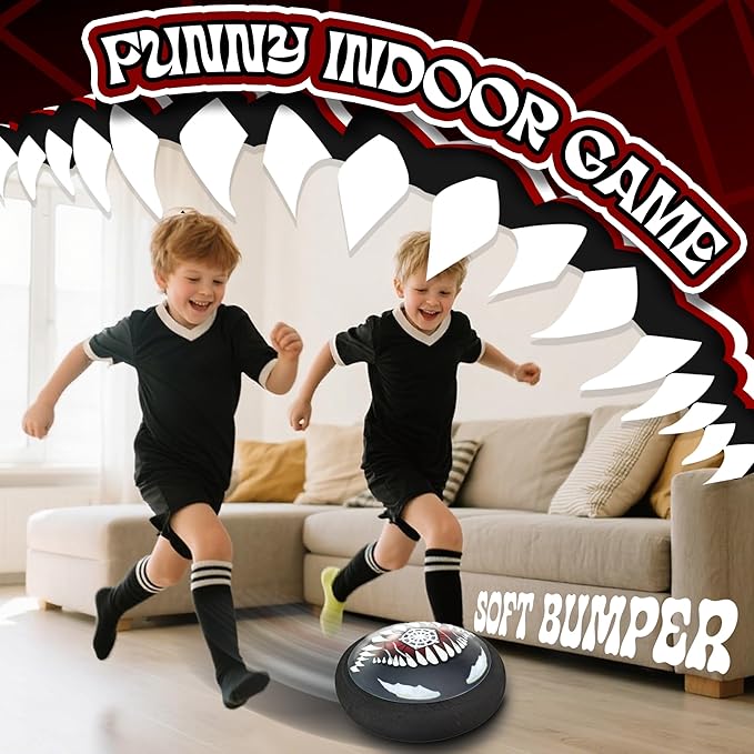 Boy Toys Hover Soccer Ball Indoor 3 4 5 6 7 8 9 10 Year Old Boy Birthday Gifts for 3 4 5 6 7 8 Year Old Boy Toys for 5 6 7 8 Year Old Soccer Toy with LED Lights