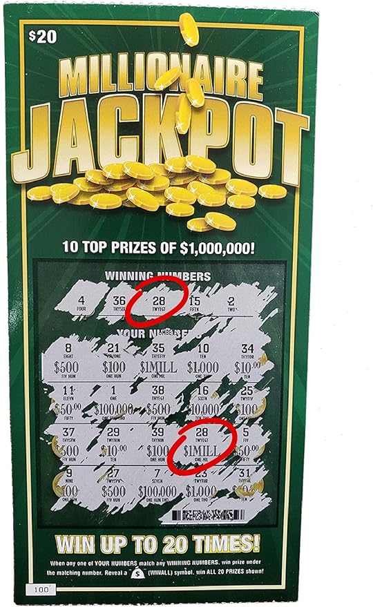 Prank Lottery Tickets and Scratch Cards Look Real - $1 Million Winning Ticket Gag Set
