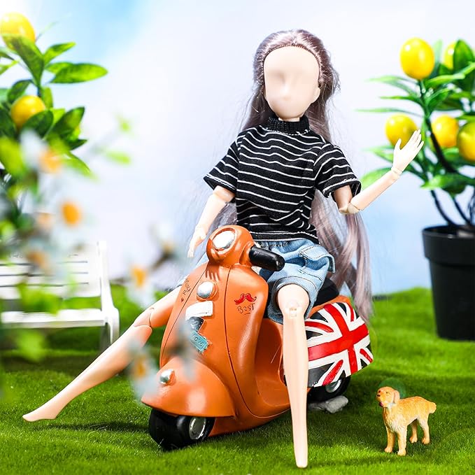 Bencailor 8 Pieces Summer Doll Clothes for 11.5 Inch Doll Accessories Sweaters Denim Pant Regular Outfit Clothing for Girls(Shirt)