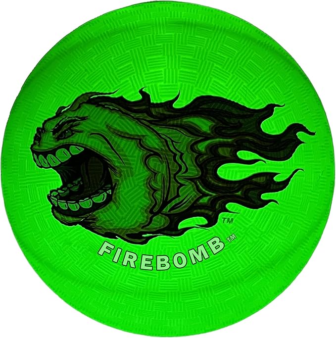 FIREBOMB LED Rubber Ball- Rechargeable Light-Up Ball for Dodgeball, Kickball, Handball, Four Squrae, Playground Nighttime Fun Glowing Sports Ball for All Ages