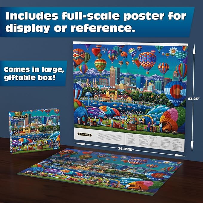 Dowdle La Jolla Cove 1000 Piece Jigsaw Puzzle for Adults – Buffalo Games Sapphire Select Premium Puzzle