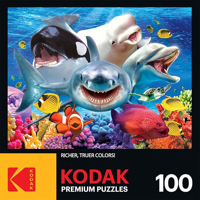 RoseArt - Kodak Premium - Ocean LOL - 100 Piece Jigsaw Puzzle for Adults