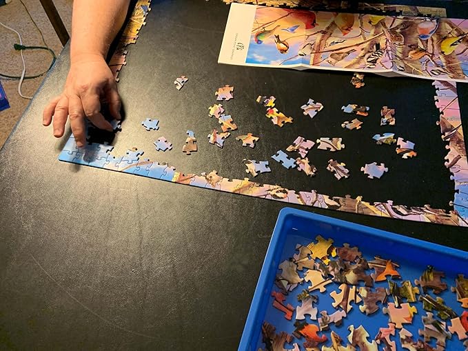 Crown Point Graphics Birds and Tree 500 Piece Jigsaw Puzzle, Soft Touch Design, Made in USA