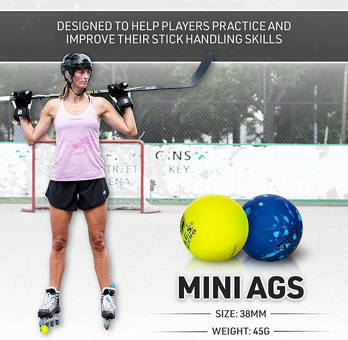Franklin Sports NHL Street Hockey Balls - No Bounce Outdoor Street + Roller Hockey Balls - Official Size for Youth + Adult Street Hockey - Assorted Colors - 1, 2, 3, and 15 Bulk Packs