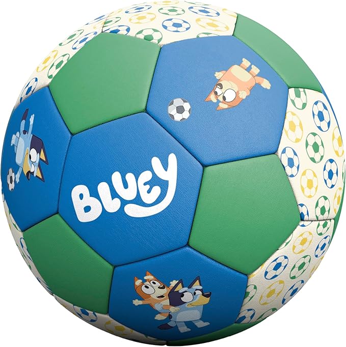 Soccer Ball 7 Inch for Kids 3+ Years Old, Ships Deflated, Bluey Jr