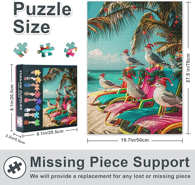 Samurai Puzzles for Adults 1000 Pieces, Samurai Standing in Waterfall Garden Jigsaw Puzzles, Adult Puzzle for Adults, Educational Fun Games or Toys for Elders Friends 20X27 INCH