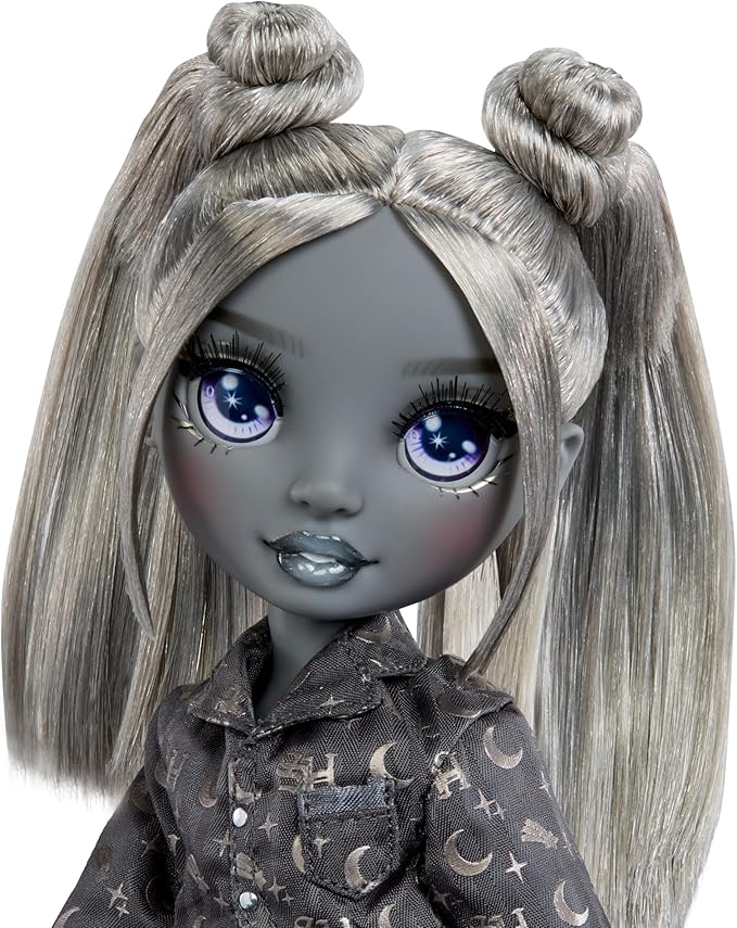 Rainbow High Shadow High Girl's Night Luna Madison - Grayscale 11" Fashion Doll. Grey Hair. Grey Outfit. Girl's Night Accessories and Comb.
