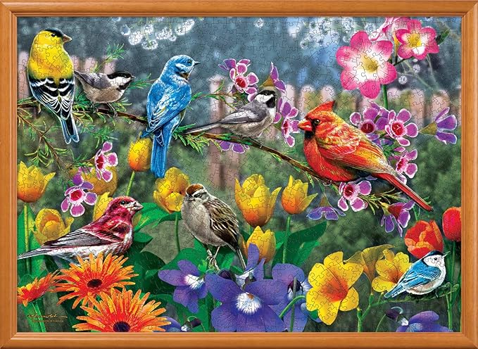 MasterPieces 1000 Piece Jigsaw Puzzle for Adults, Family, Or Youth - Morning Garden - 19.25"x26.75"