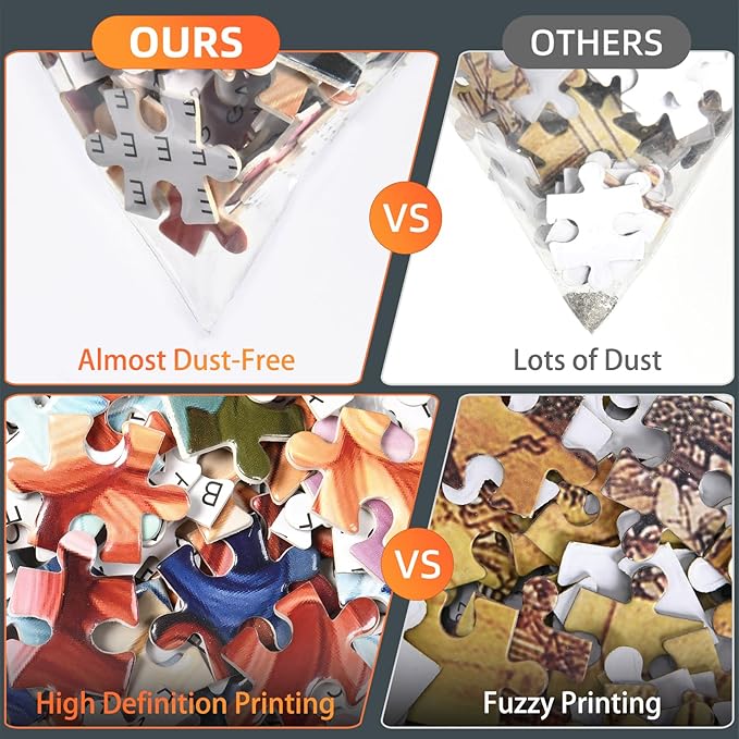 Deer Puzzles for Adults 1000 Pieces, Forest Animal Difficult Challenging Family Puzzle for Adults, Tree Branch Jigsaw Puzzles 1000 Pieces Artwork Puzzle Games for Men Women Gift (27.5"x19.7")