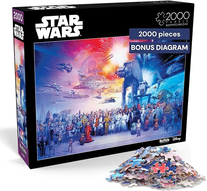 Buffalo Games - Star Wars™ - You were The Chosen One - 2000 Piece Jigsaw Puzzle for Adults - Challenging Puzzle Perfect for Game Nights - Finished Size is 38.50 x 26.50