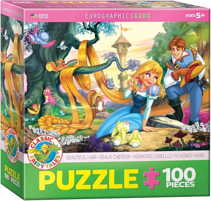 EuroGraphics Beautiful Hair Jigsaw Puzzle (100-Piece)