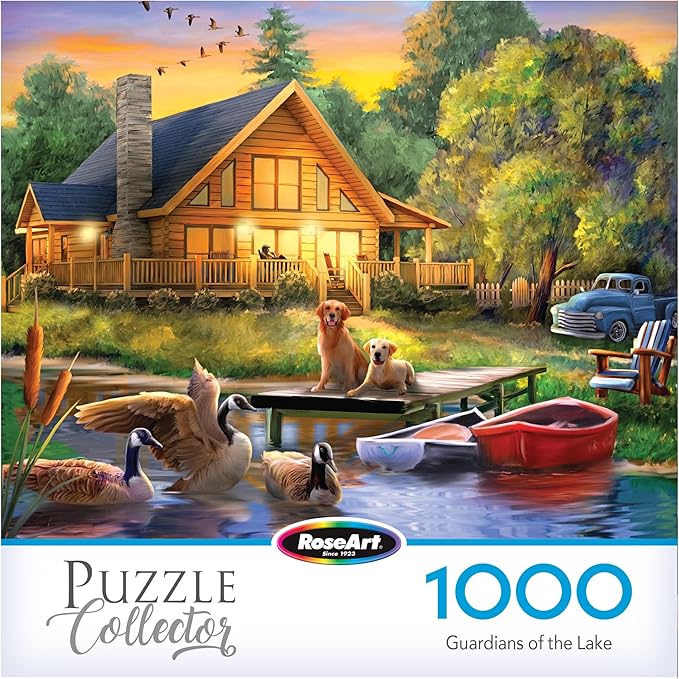 RoseArt - Puzzle Collector - Guardians of The Lake, 1000 Piece Jigsaw Puzzle for Adults