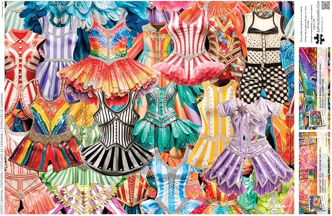 Buffalo Games - Aimee Stewart - Carnival Costumes - 1000 Piece Jigsaw Puzzle for Adults -Challenging Puzzle Perfect for Game Nights - Finished Size is 26.75 x 19.75