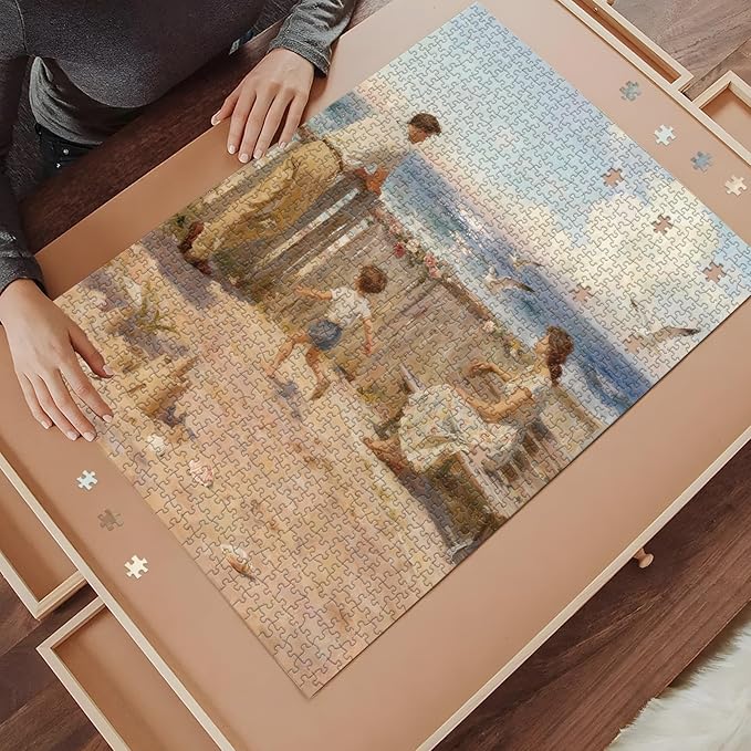 Puzzles for Adults 1000 Piece Jigsaw Puzzles with Letters on Back Impossible Challenge Puzzle Interlock Perfectly No Dust Wall Decoration(27.56x19.7 Inch)